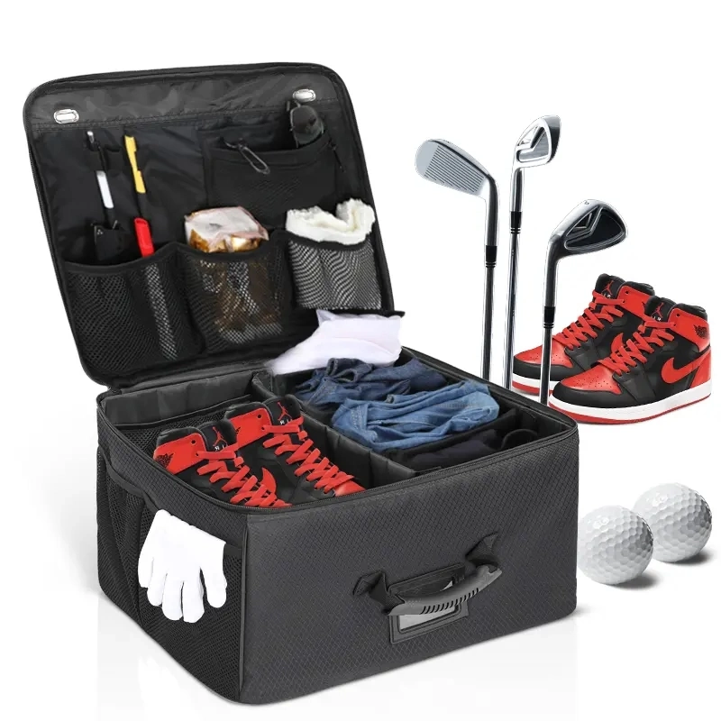 Premium Golf Trunk Organizer Waterproof Travel Car Golf Locker for Golf Accessories