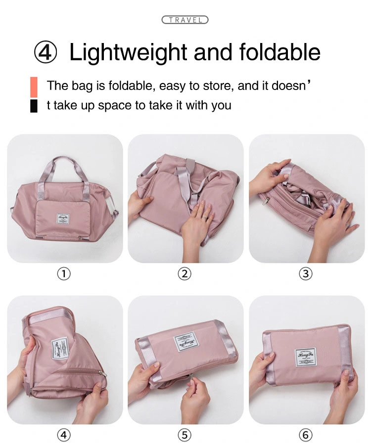 Weekend Waterproof Customized Travel Handbag Smart Duffle Bag Single Shoulder Tote Bag