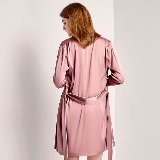 Benutzerdefinierte Seide Satin Roben Hochzeit Brautjungfer Braut Kleid Kimono Robe